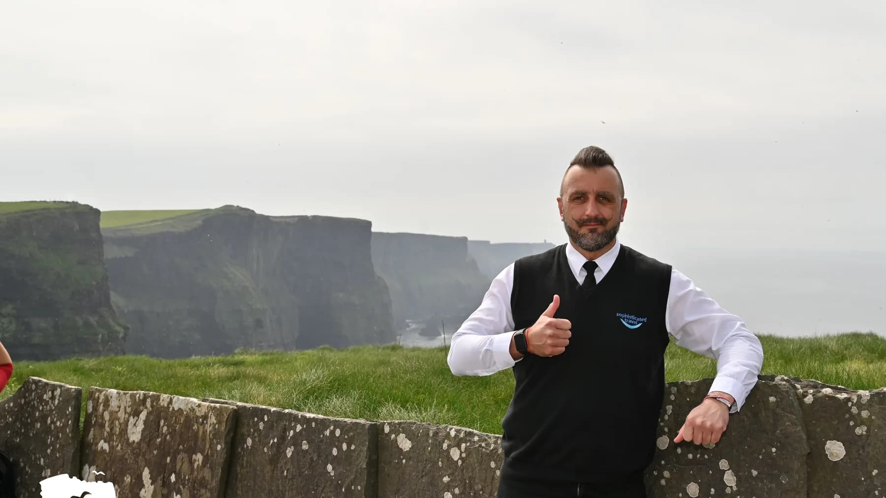Sebastian at the Cliffs of Moher during a private chauffeur-driven day tour