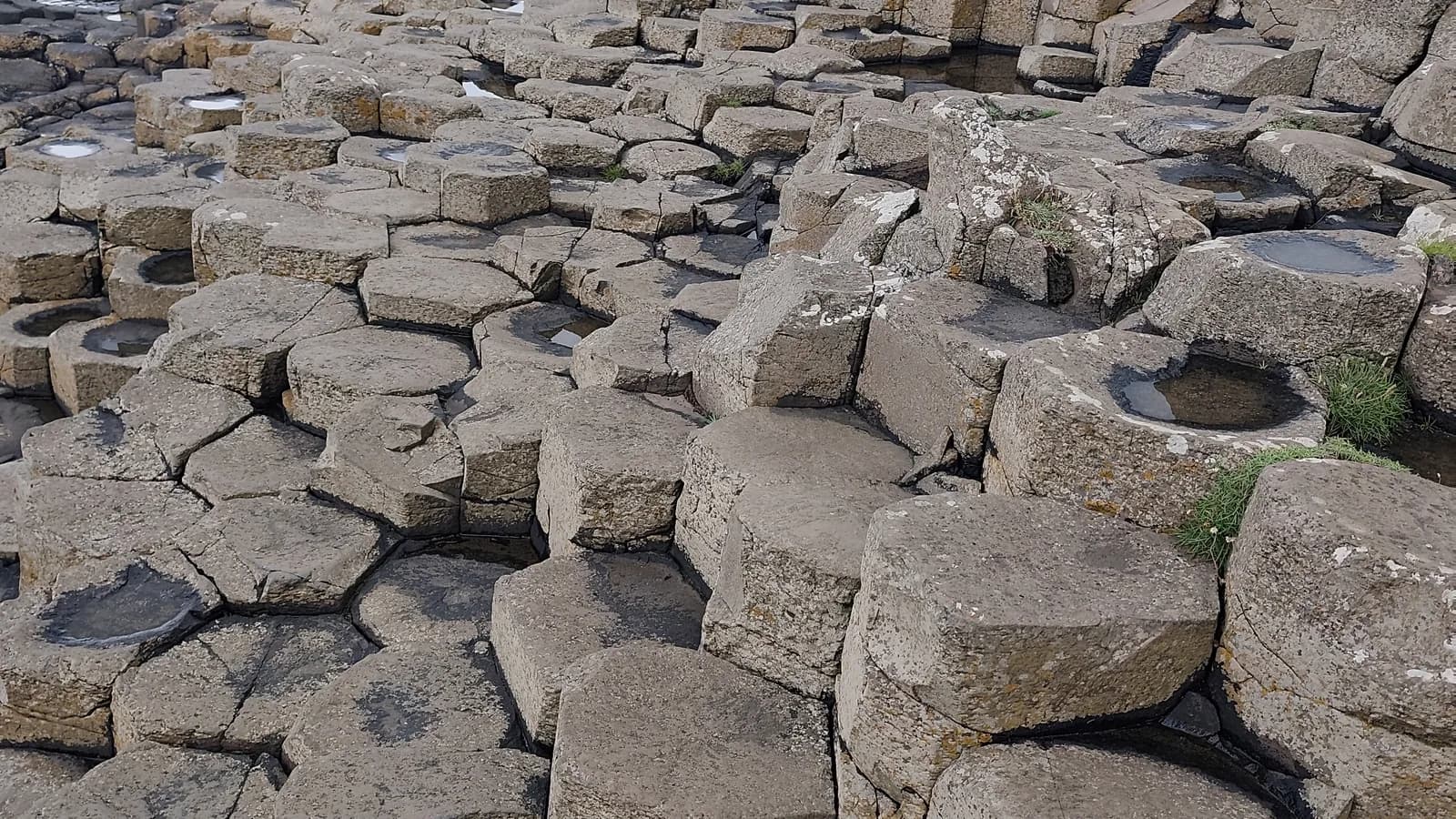 Basalt columns at the Giant's Causeway photographed on a private day tour