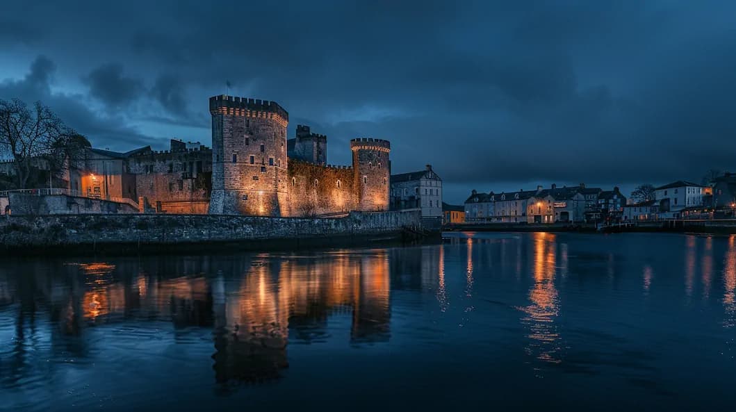 Athlone Castle beside the River Shannon on a private heritage tour