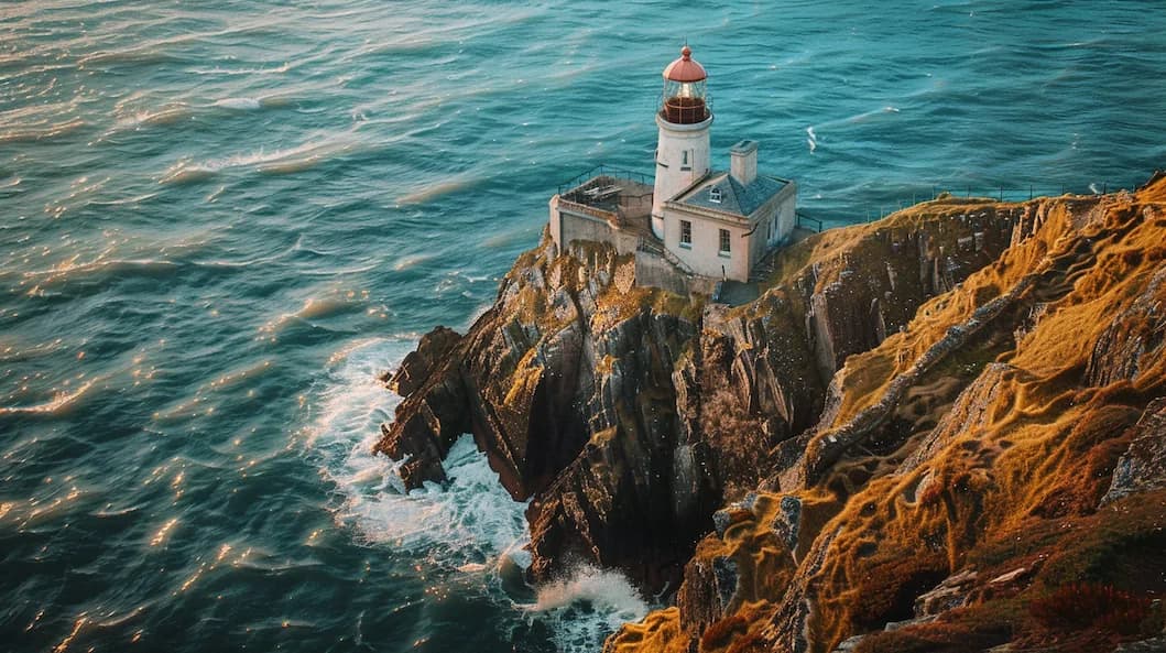 Howth harbour and coastal cliffs on a private Dublin day tour