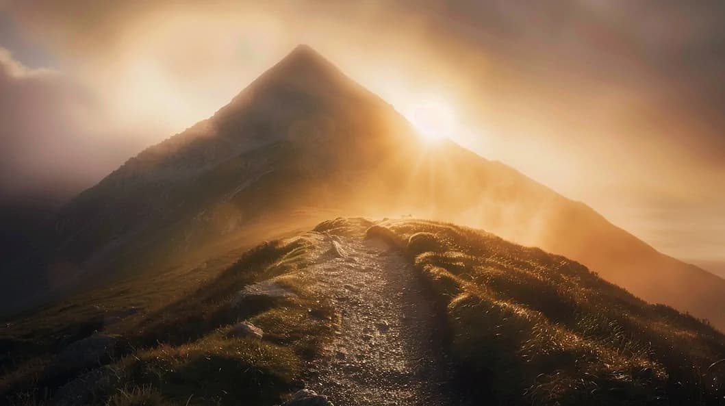 Hikers on an Irish mountain trail on a chauffeur-supported trekking tour