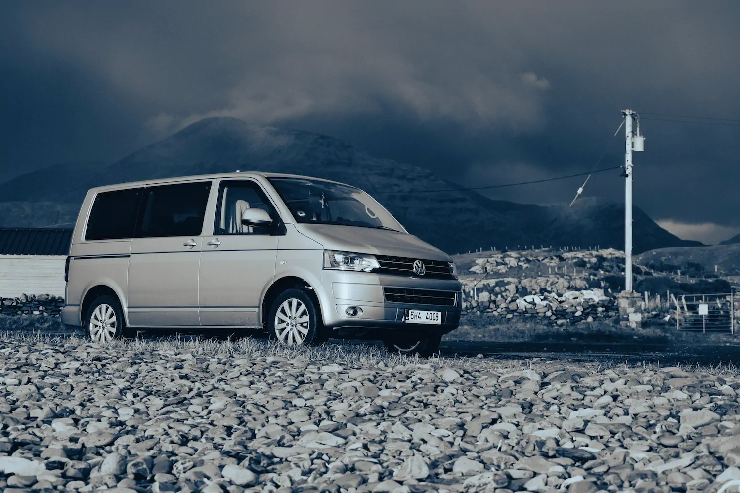Executive Volkswagen Transporter used for luxury airport transfers in Ireland